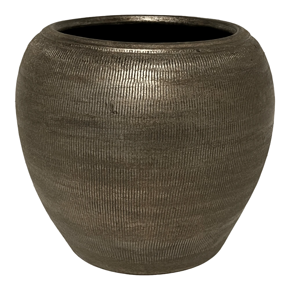 Bloempot Phoenix - D39 X H36cm - Zilver