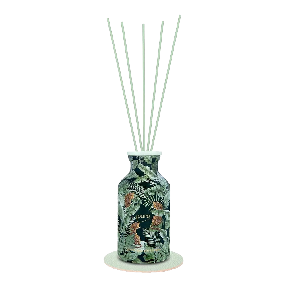 Ipuro Geurdiffuser Leopard Jungle 240ml - Geurstokjes - Afbeelding 2
