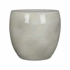 Bloempot Lester - D33 X H31cm - Lichtgrijs