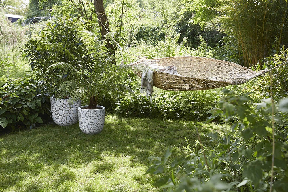 Capi Bloempot Bol Nature Clay NL - D35 X H34cm - Ivoor - Afbeelding 2