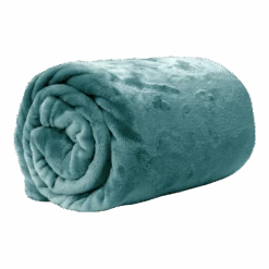 Unique Living Plaid Enzo - 130x180cm - Mineral Blue