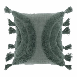 Unique Living Sierkussen Brody - 45x45cm - Laurel Green